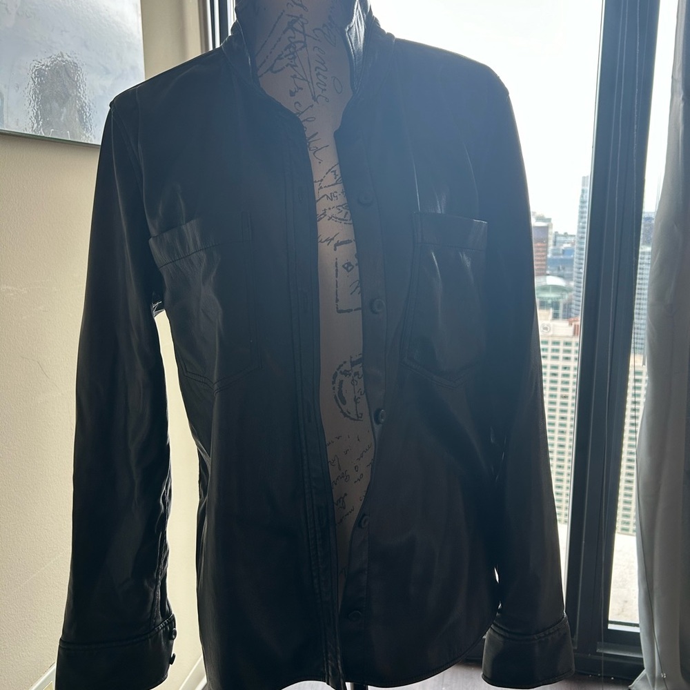Brown Wilfred.  button up Shacket